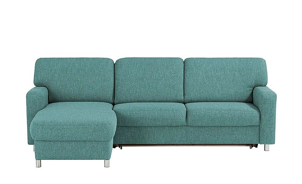 smart Ecksofa  Valencia ¦ türkis/petrol ¦ Maße (cm): B: 267 H: 90 T: 173.0 günstig online kaufen