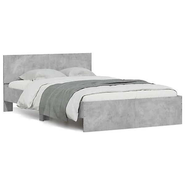 vidaXL Bettgestell mit Kopfteil Sonoma-Eiche 120x190 cm1938828 günstig online kaufen