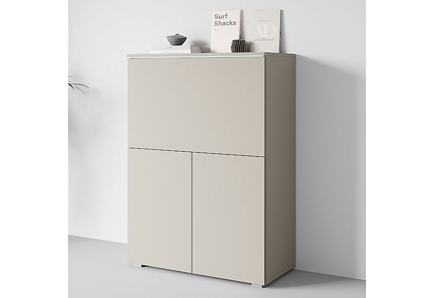 INOSIGN PC-Schrank Vera, Sekretär, Home-Office-Schreibtisch mit LED-Beleuch günstig online kaufen