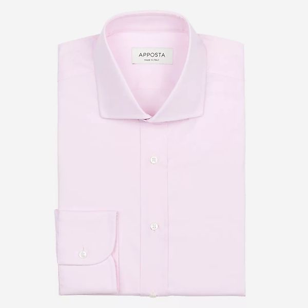 Hemd  einfarbig  rosa baumwolle pinpoint oxford, kragenform  modernisierter günstig online kaufen