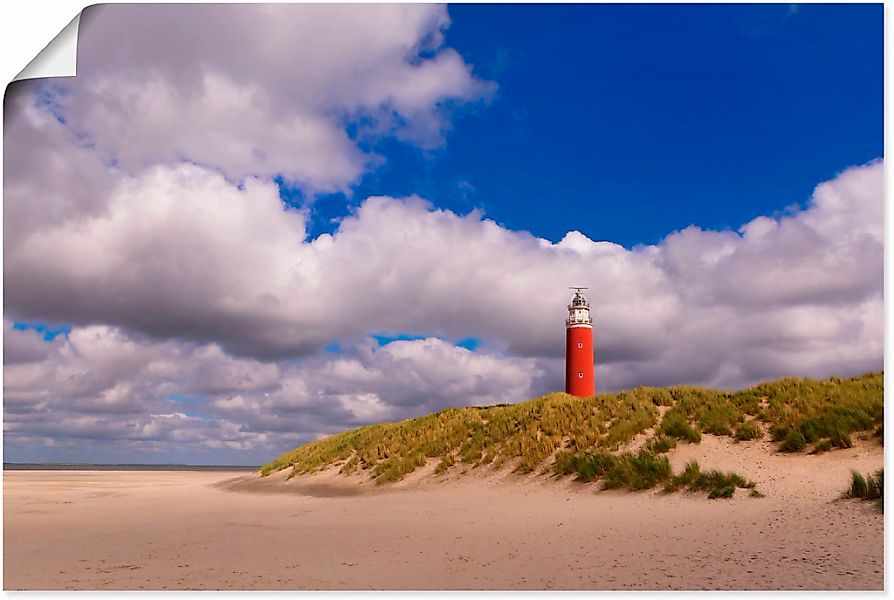 Artland Wandbild "Wolkenimpression am Leuchtturm", Küste, (1 St.), als Alub günstig online kaufen