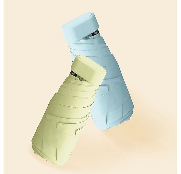 Coonoor Taschenregenschirm Mini-Regenschirm UV-Schutz,kleiner Taschenschirm günstig online kaufen