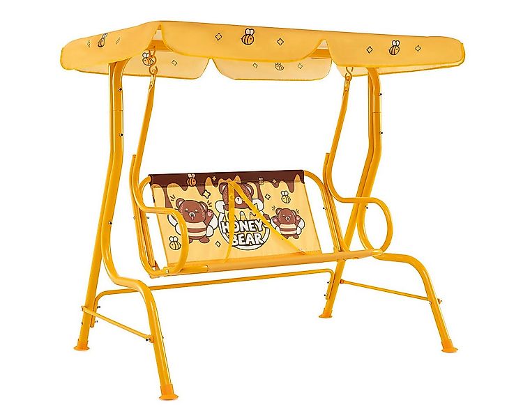 COSTWAY Hollywoodschaukel, 2-Sitzer, für Kinder, mit verstellbarem Sonnenda günstig online kaufen