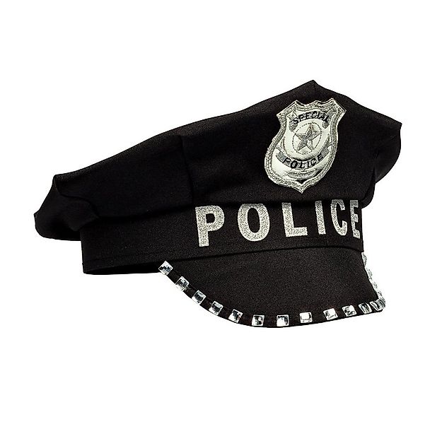 Boland Kostüm Polizei Mütze Police Chief, Schwarz günstig online kaufen