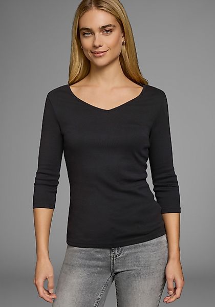 Flashlights V-Shirt (Packung, 2-tlg., 2er-Pack) unifarben, günstig online kaufen