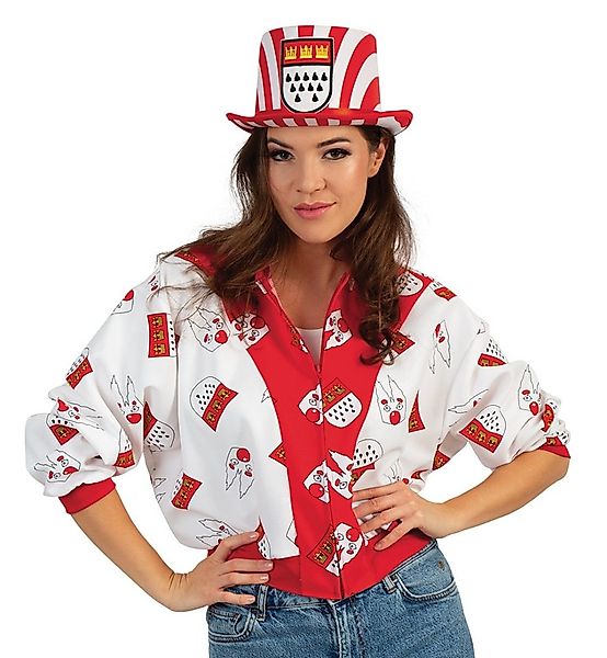 Fries Kostüm Damen Bomberjacke Jacke Kölle Alaaf Köln Karneval Fasching Rot günstig online kaufen
