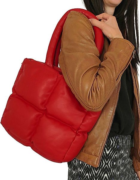 Lederjacken24 Handtasche Alara, Damen Lederhandtasche Tragetasche Lammnappa günstig online kaufen