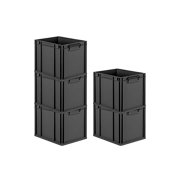 PROREGAL SparSet 5x Eurobox Nextgen Grip HxBxT 32x30x40cm 30 Liter Griffe G günstig online kaufen