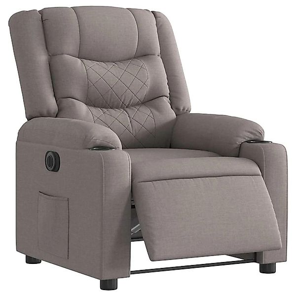 vidaXL Relaxsessel Elektrisch Taupe Stoff 3310251 günstig online kaufen