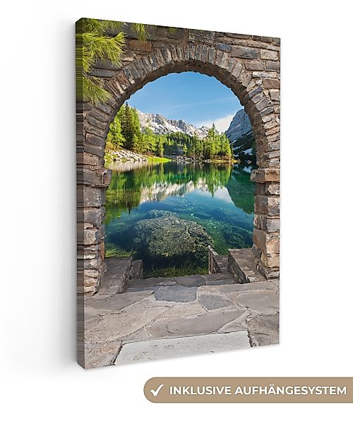 OneMillionCanvasses® Leinwandbild Aussicht - Berg - günstig online kaufen