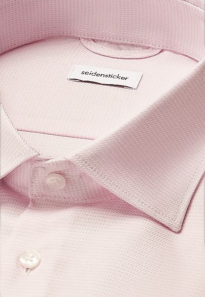 seidensticker Businesshemd "Schwarze Rose", Slim 1/1 Kentkragen Struktur günstig online kaufen