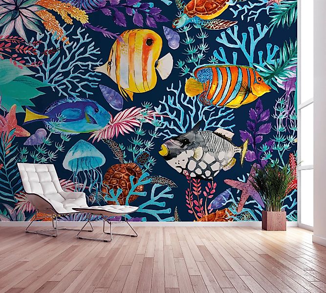 living walls Fototapete »ARTist Underwater«, Vlies, Wand, Schräge günstig online kaufen