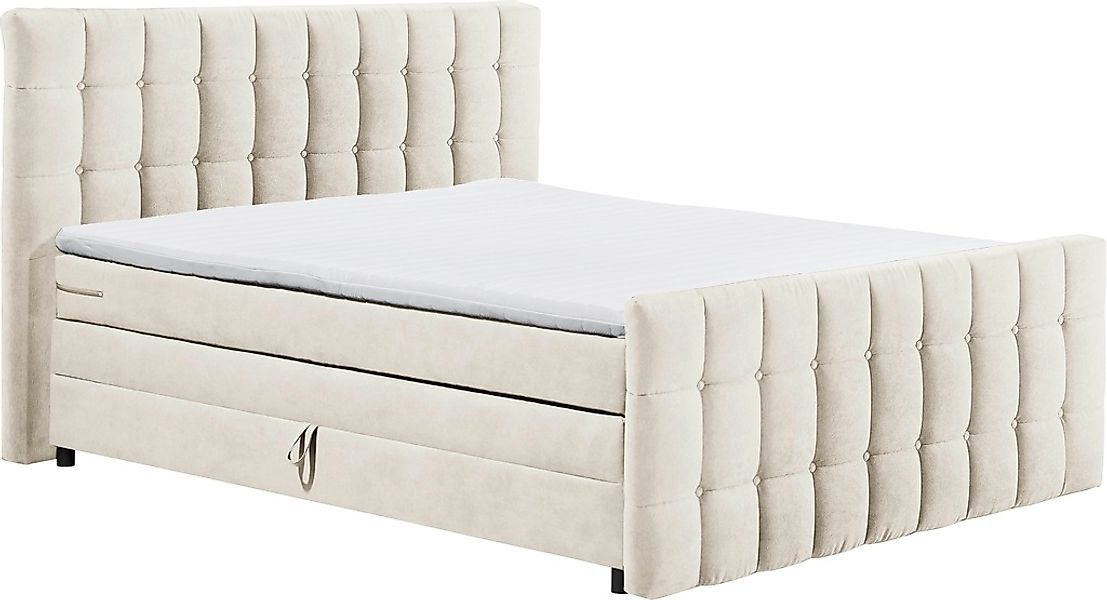 ED EXCITING DESIGN Boxspringbett »Mendoza« inkl. Bettkasten, erhältlich in günstig online kaufen