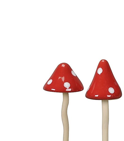 finehomegarden Dekofigur Dekofigur Pilz Keramik Stecker 2fach sort. Wald ro günstig online kaufen