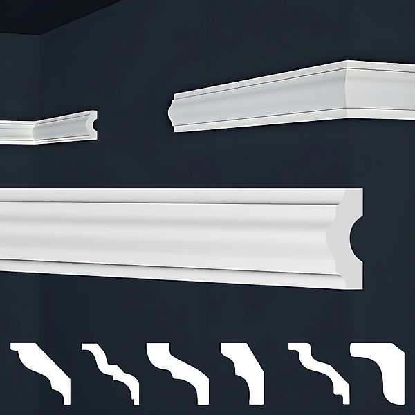 marbet design Stuckleiste E-18, Maxi-Sparpaket, XPS günstig online kaufen