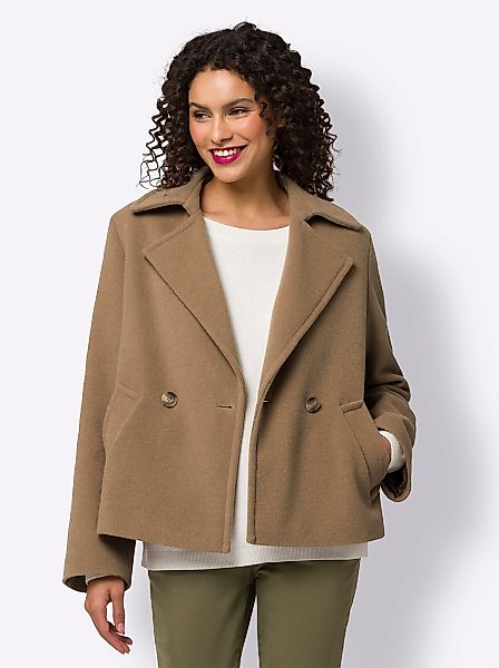 heine Allwetterjacke Wolljacke günstig online kaufen
