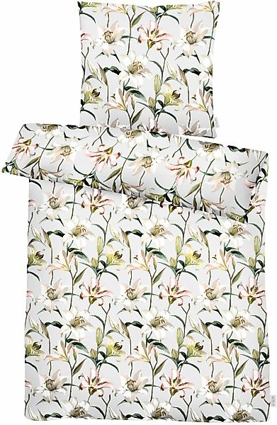 APELT Bettwäsche "Lilia GOTS" 2 Stk. Königs-Lilienblüten günstig online kaufen