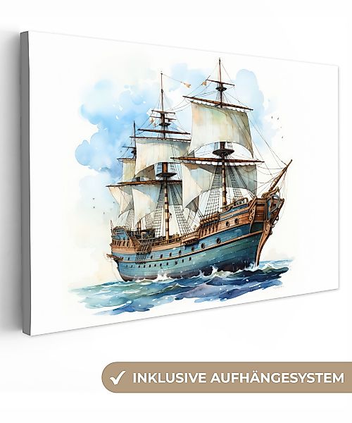 OneMillionCanvasses® Leinwandbild Schiff - Alt - günstig online kaufen