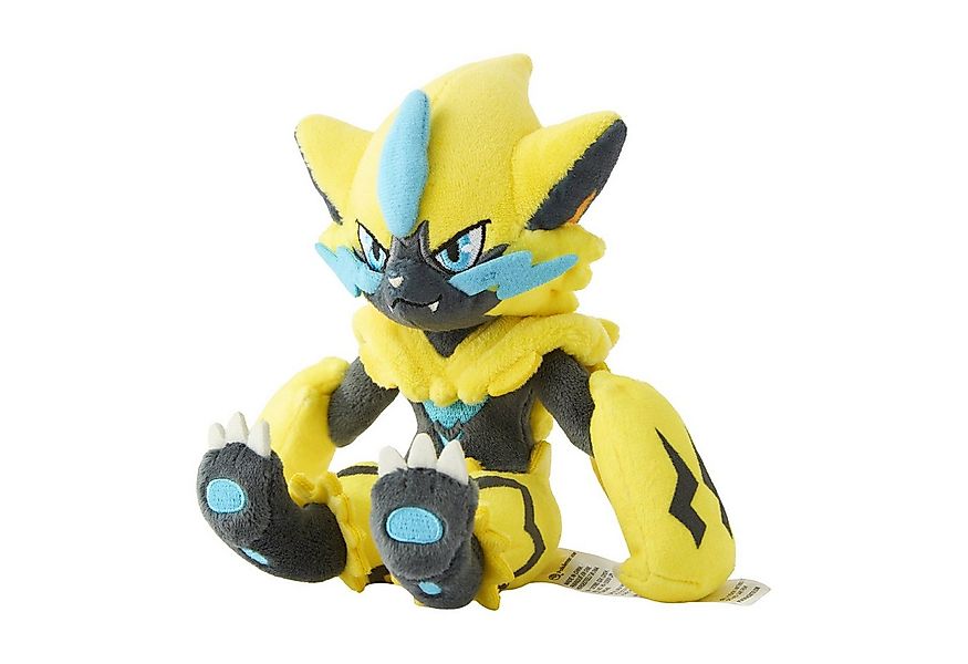 Pokémon Center Plüschfigur Pokemon Zeraora Kuscheltier - 16 cm Plüschtier günstig online kaufen