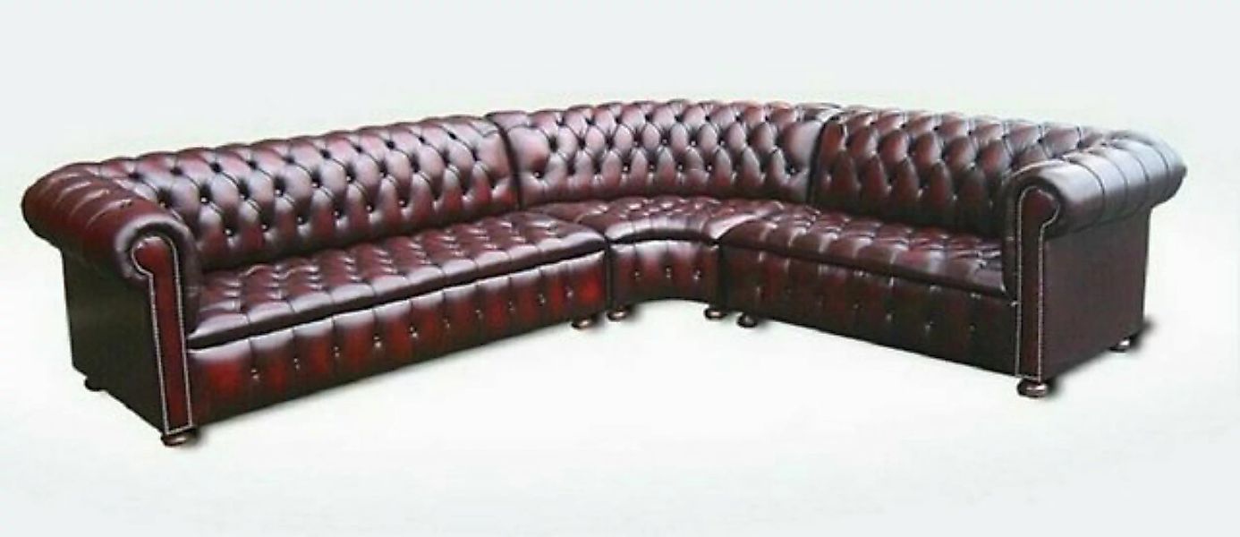 JVmoebel Ecksofa Ecksofa Kirsche Ledersofa Polster Eck Couch Garnitur, Made günstig online kaufen