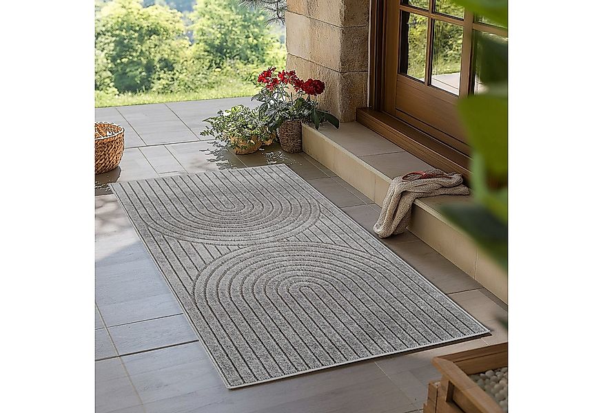 Teppium Teppich Skandinavischer 3D-Teppich, Rechteckig, Höhe: 5 mm, Indoor günstig online kaufen