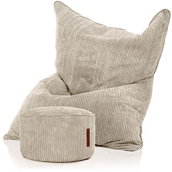 Green Bean Sitzsack Square Cord + günstig online kaufen