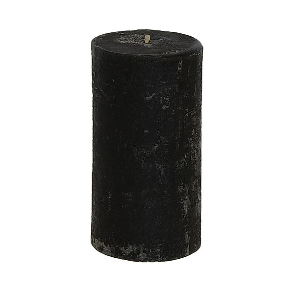 B&S Stumpenkerze Stumpenkerze durchgefärbt black 15 günstig online kaufen