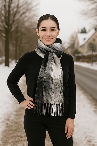 COLLEZIONE ALESSANDRO Wollschal "Manchester", in modischer Farbkombi, Made günstig online kaufen