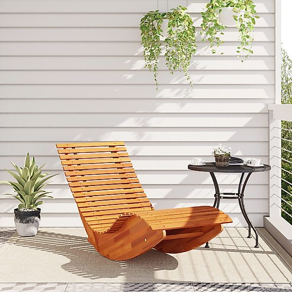 vidaXL Gartenliege Rocking Sonnenliegen 2 Stück günstig online kaufen