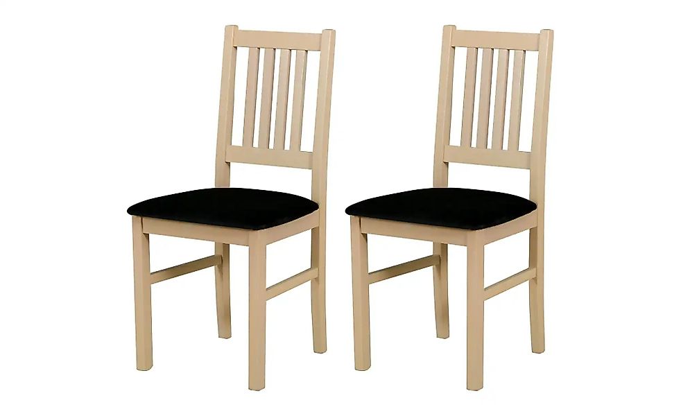 Esszimmerstuhl 2er-Set   ¦ beige ¦ Maße (cm): B: 43 H: 90 Stühle > Küchenst günstig online kaufen