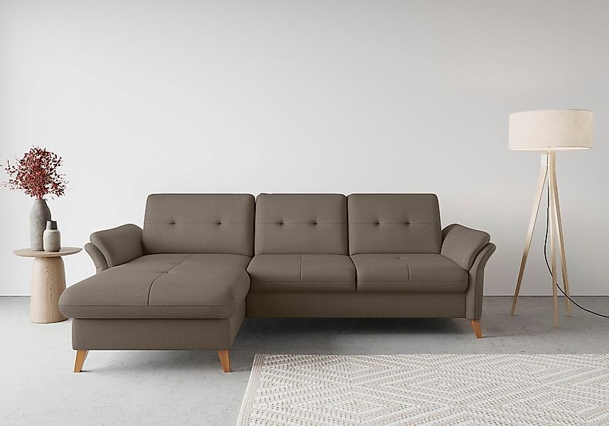 sit&more Ecksofa "Göteborg", Sitztiefenverstellung und Federkern, wahlweise günstig online kaufen