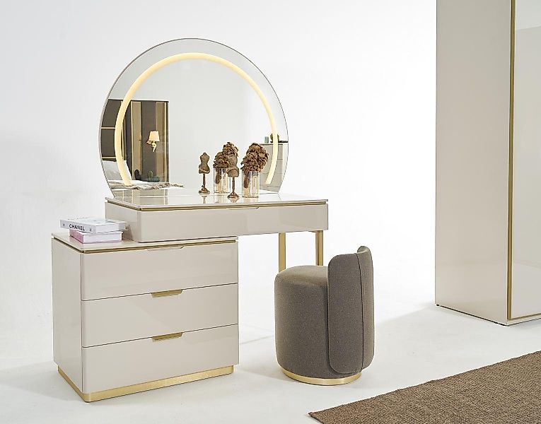 JVmoebel Schminktisch Set Konsole Spiegel Schlafzimmer günstig online kaufen