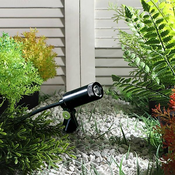 Lindby Heath LED-Erdspießleuchte, 4er-Set, schwarz günstig online kaufen
