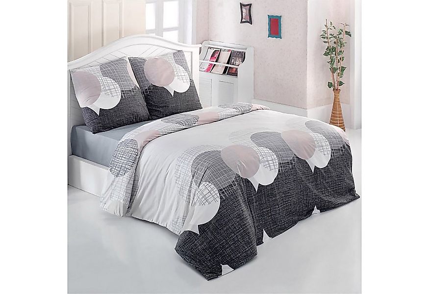 Buymax Bettwäsche Jadore, Renforce, 3 teilig, Bettbezug-Set 200x220 cm 100% günstig online kaufen