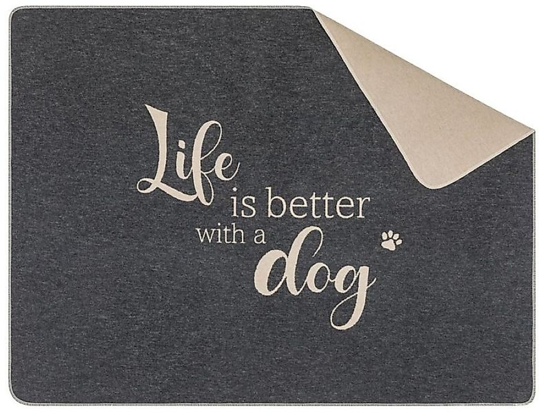 DAVID FUSSENEGGER Tierdecke Hundedecke 'life is günstig online kaufen
