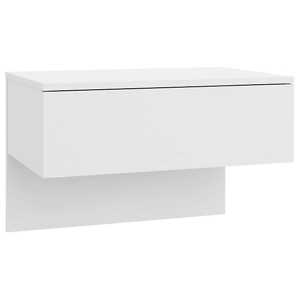 vidaXL Nachttisch Wand-Nachttisch Weiß (1-St) günstig online kaufen
