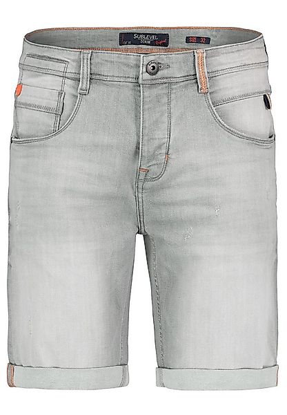 SUBLEVEL Jeansshorts Destroyed Denim lässig geschnitten sitzt bequem Destro günstig online kaufen