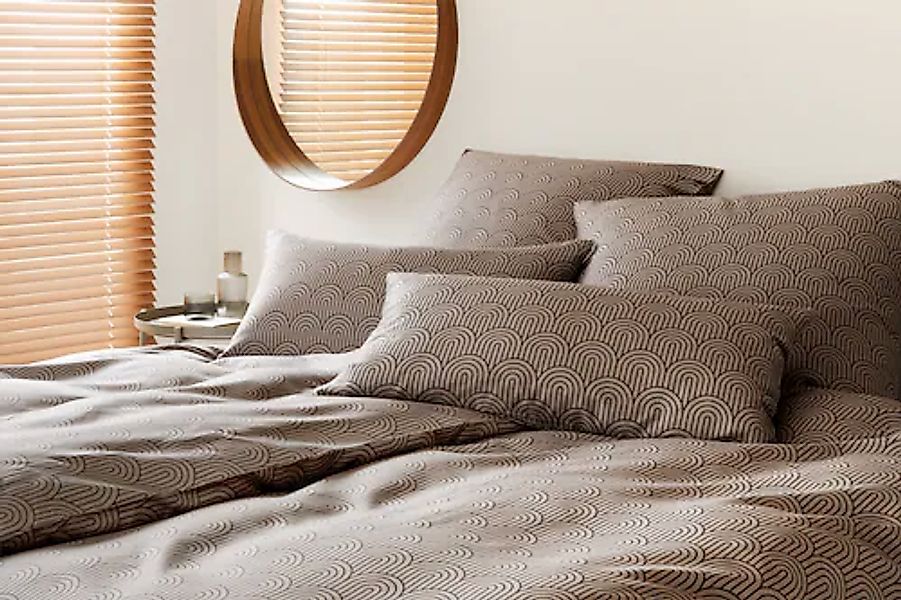 Elegante Bettwäsche »Maison Arcs« 2 Stk. tlg. angenehmes Hautgefühl günstig online kaufen