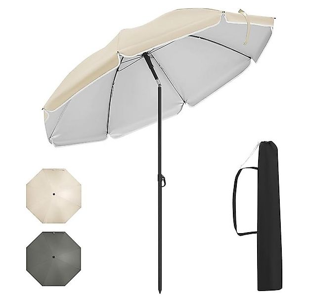 Woltu Sonnenschirm, UPF 50+, Balkonschirm φ135/155/175 cm, mit Tragetasche günstig online kaufen