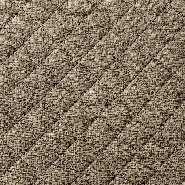 Eurofirany Tagesdecke LEINOPTIK, Karomuster Steppung Doppelbett günstig online kaufen