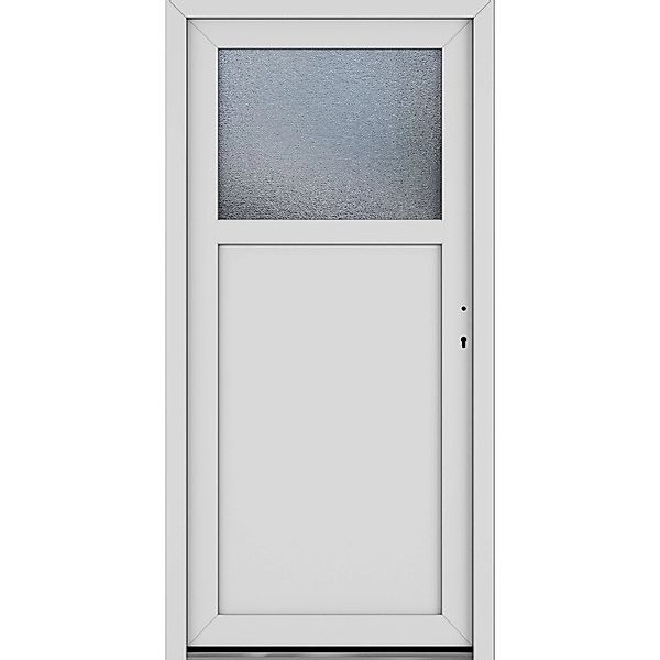 Roro Nebeneingangstür OKE 1154 Kunststoff 5FA Weiß 98 cm x 198 cm DIN R günstig online kaufen