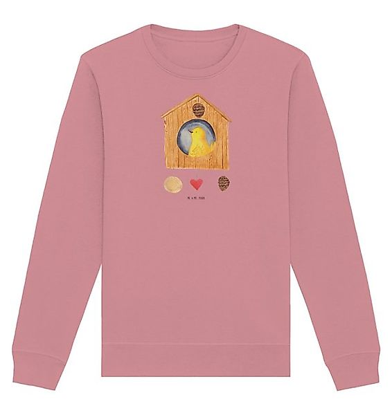 Mr. & Mrs. Panda Longpullover Vogel Haus Größe M - Canyon Pink - Geschenk, günstig online kaufen