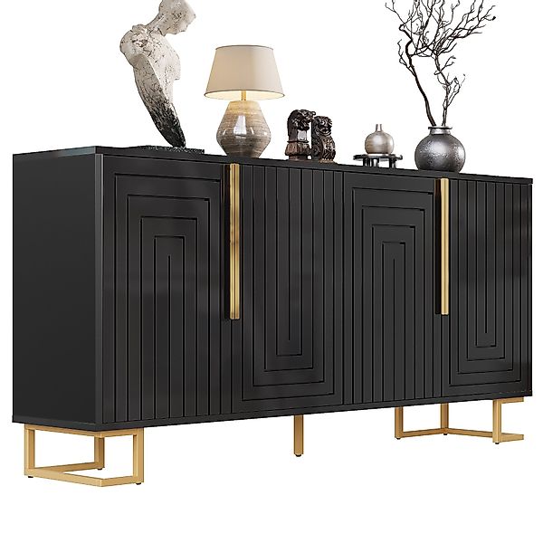 i@home Sideboard, Mit goldene Griffe und günstig online kaufen