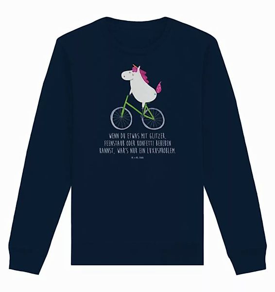 Mr. & Mrs. Panda Longpullover Größe L Einhorn Radfahrer - French Navy - Ges günstig online kaufen