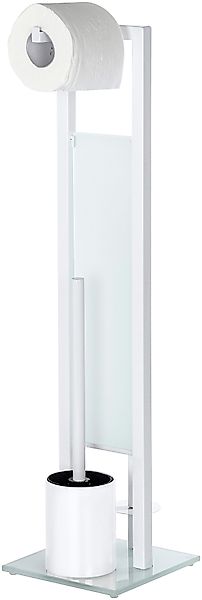 Wenko Stand WC-Garnitur Rivalta Weiß 70 cm x 18 cm x 20 cm günstig online kaufen
