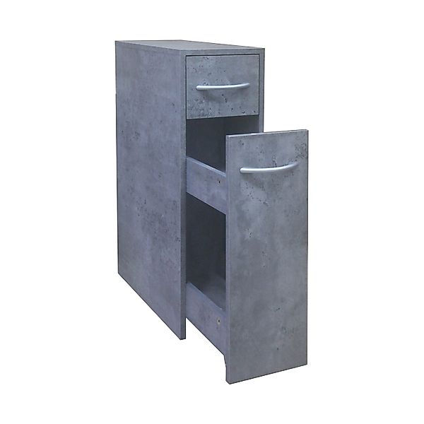 HTI-Living Midischrank Mehrzweckschrank schmal Thekla Beton günstig online kaufen