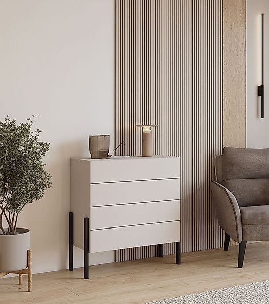Home affaire Kommode »Jukon, Breite 84 cm, moderne grifflose Kommode«, Schu günstig online kaufen