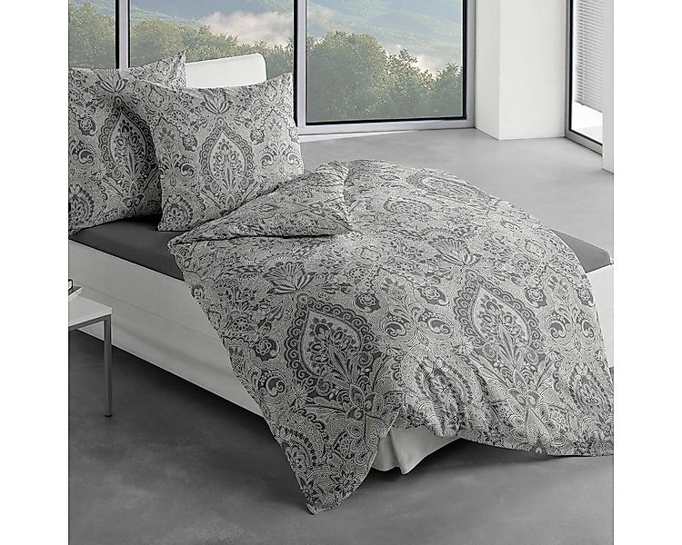 TRAUMSCHLAF Bettwäsche Sioux, Biber, 2 teilig, Winterbettwäsche in warmer Q günstig online kaufen