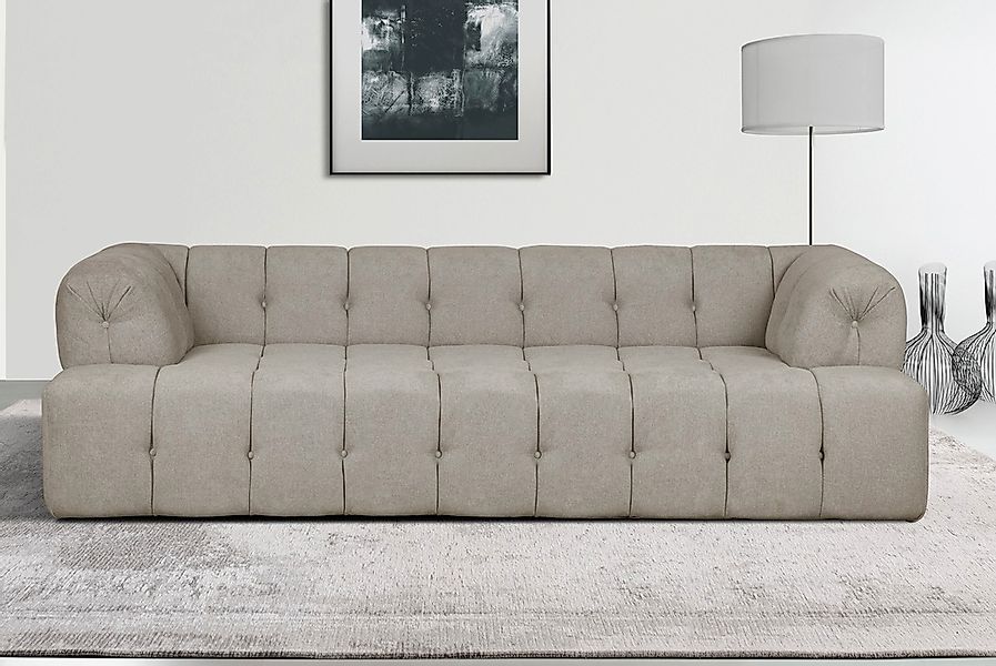 INOSIGN 3-Sitzer "APERIRE B/T/H: 225/100/77 cm", mit moderner aufwändiger S günstig online kaufen