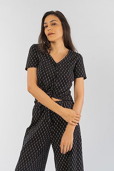 Evony Ikat Print Top aus Bio Baumwolle günstig online kaufen